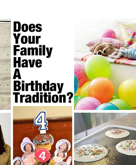 Lots of good ideas here on starting birthday traditions - saving for later!
