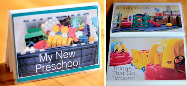 Preparing for Preschool with a Personalized Photo Book