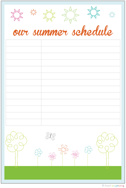 How to set up a mindful summer schedule with your kids