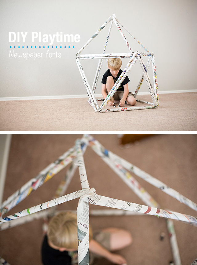 Thick Paper Triangles for Towers and Play – joyful parenting