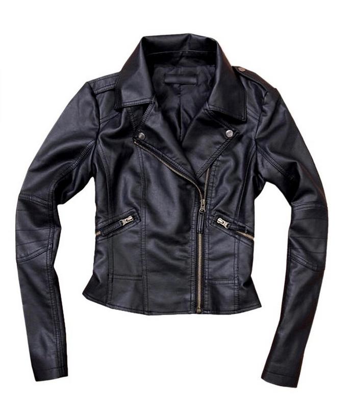 what to wear for fall - faux leather moto jackets