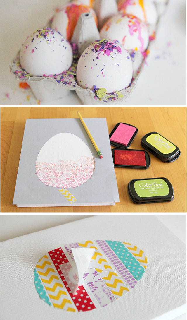 Wooden Easter Egg Crafts and Decorating Ideas - Rhythms of Play