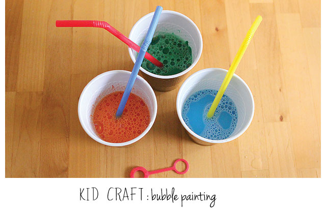 bubble painting!