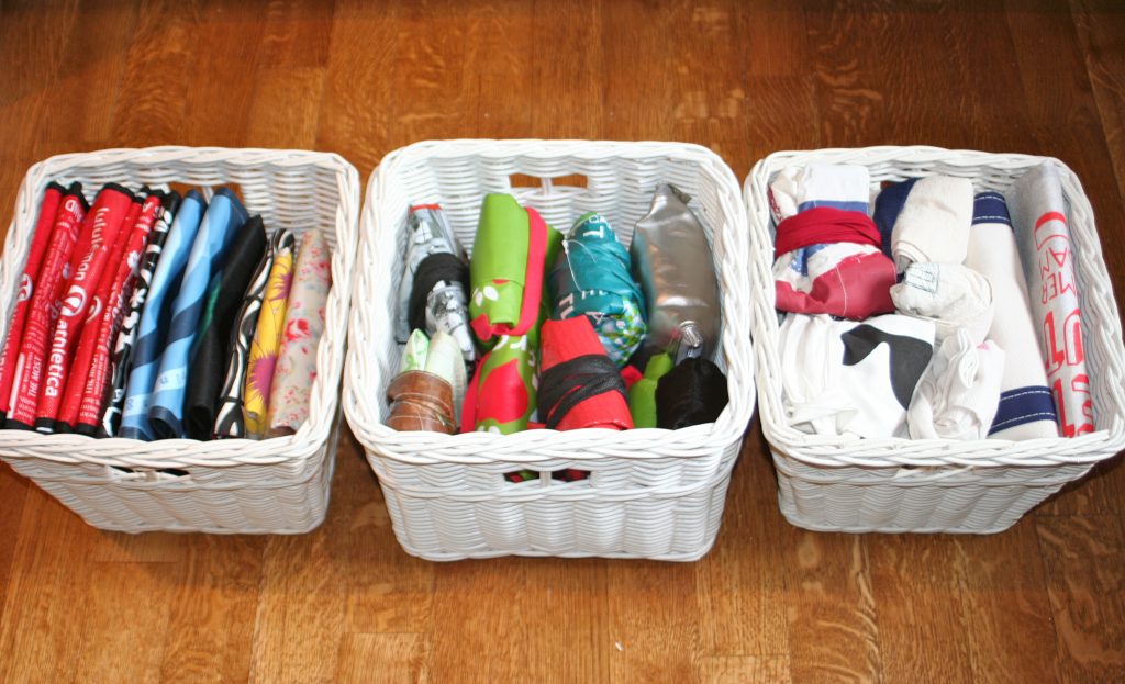 Reusable bag online organizer