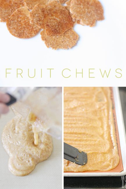 Homemade fruit chews only takes two ingredients - healthy and the kids love 'em!