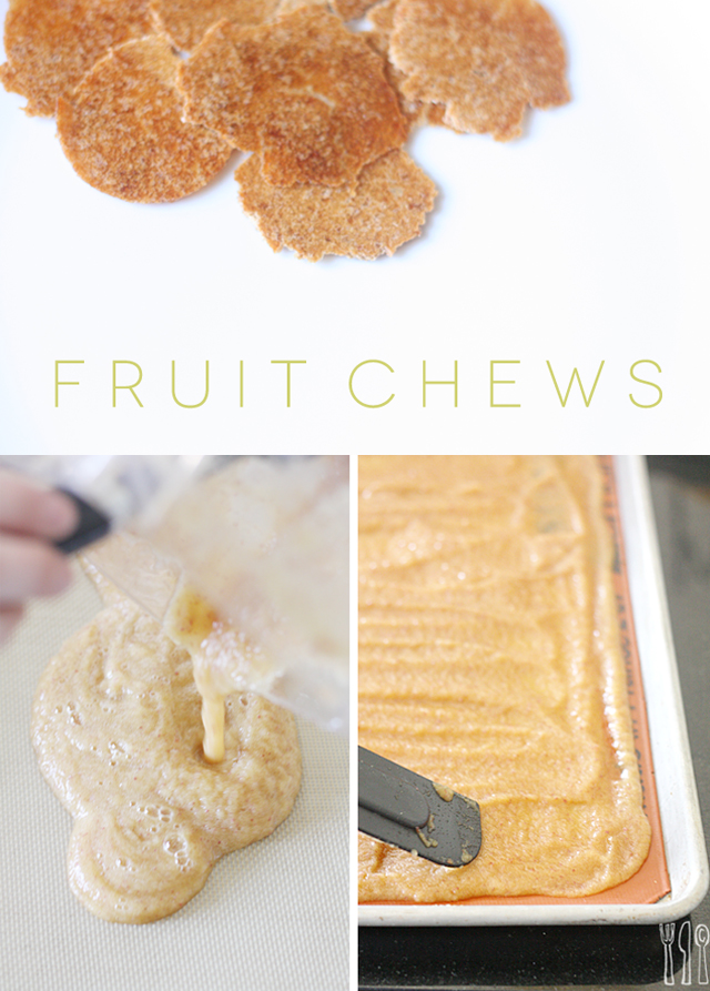 Homemade fruit chews only takes two ingredients - healthy and the kids love 'em!
