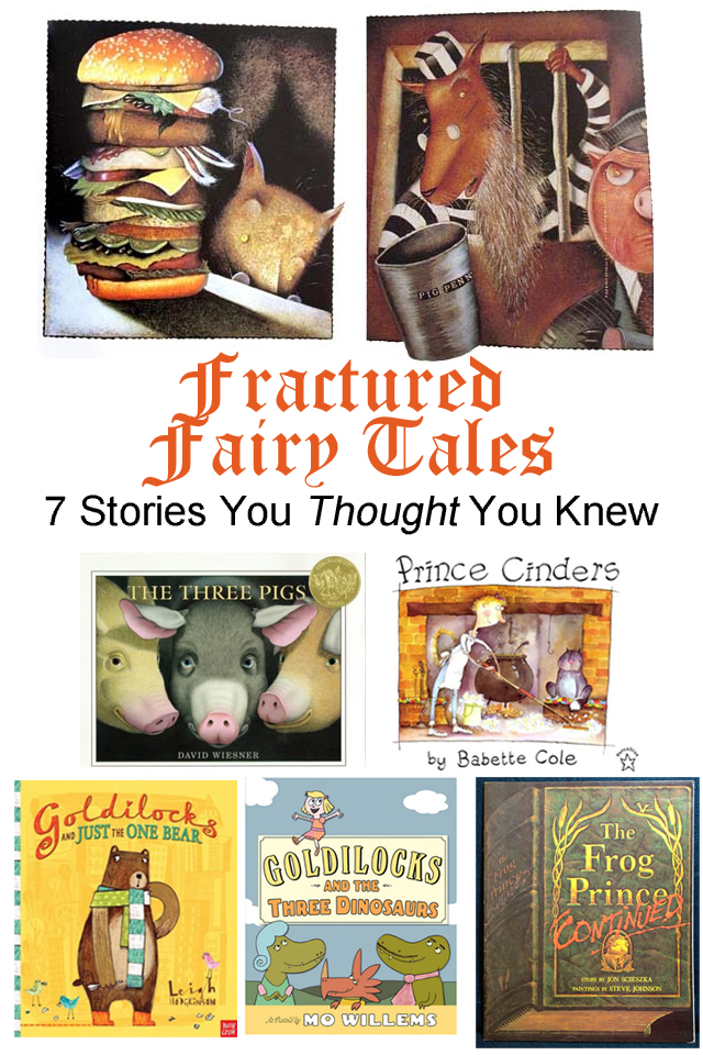 "Fractured Fairy Tales" - classic fairy tales with a twist that kids love