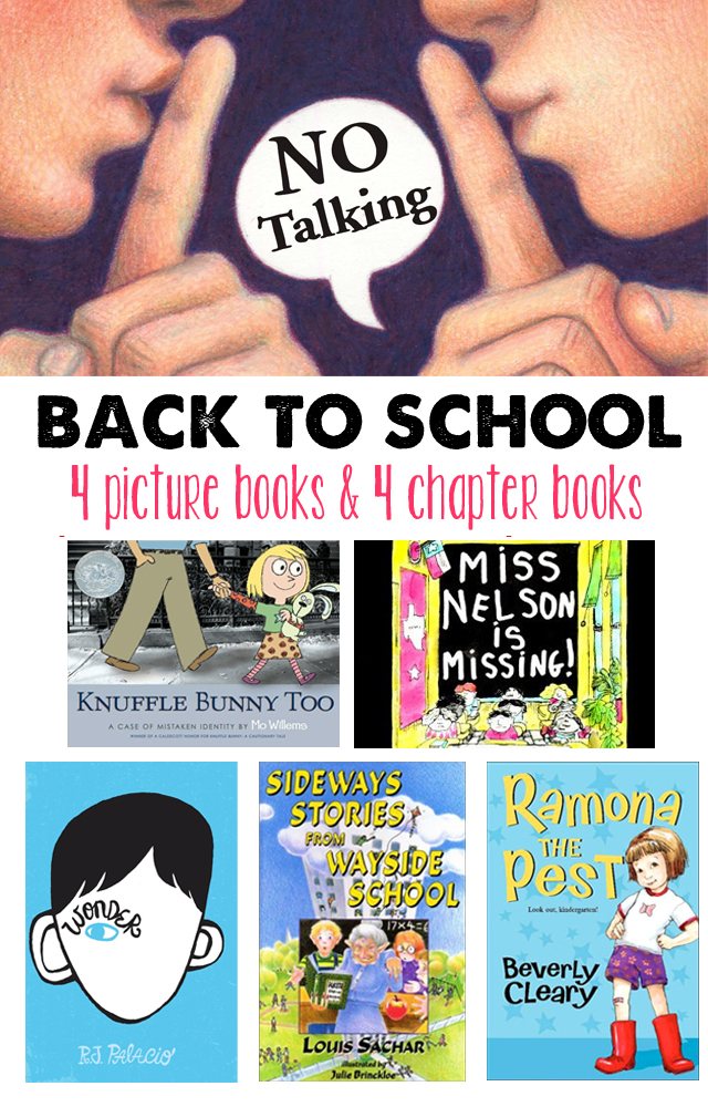 Back to School: 4 Picture Books and 4 Chapter Books