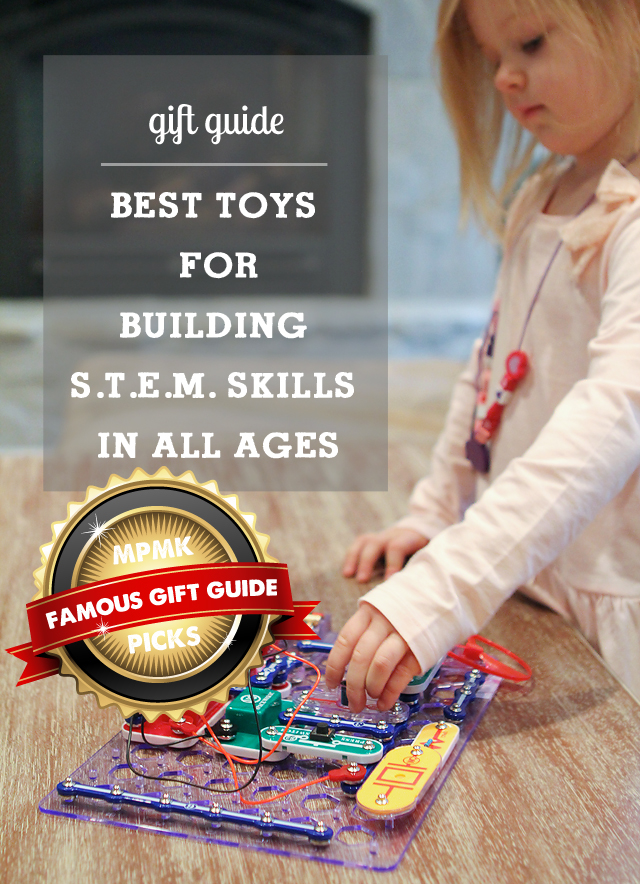 MPMK Toy Gift Guide: Top STEM toys (science, technology, engineering & math)- super helpful detailed descriptions plus suggested age ranges.