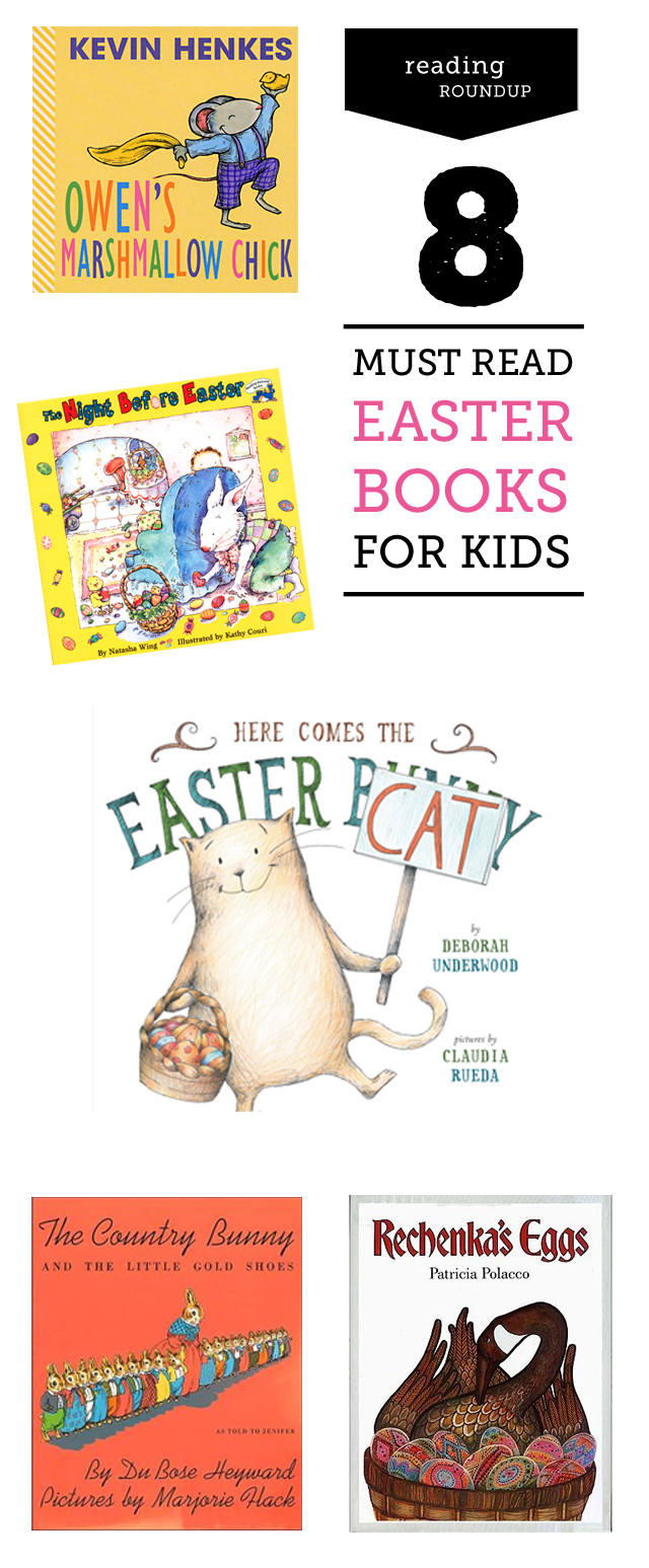 8 fantastic books to read with your kids during Easter recommended by a children's librarian - especially excited about #1 and #5.