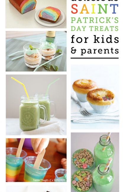 So many great St. Patrick's Day recipes here - definitely gonna make the rainbow bread and/or pudding pops with the kids and the Irish coffee sundaes for me and the hubs...gonna have to make the green velvet cupcakes too!