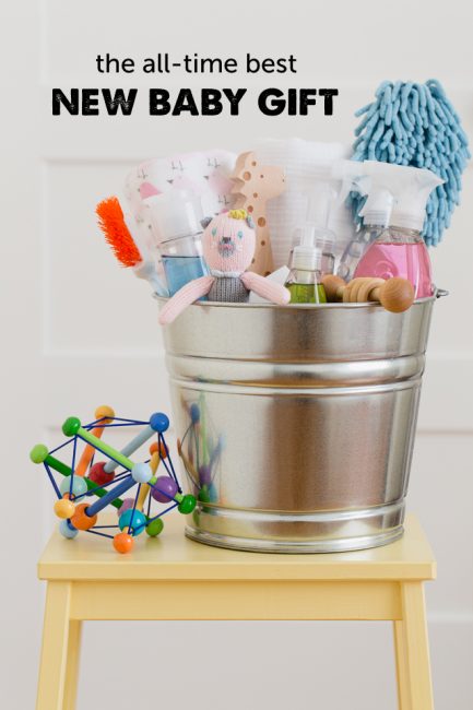 Such a cute idea for a new baby gift full of things parents actually use!