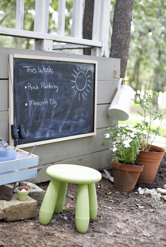 How to set up a backyard "exploration station" in 5 easy steps - I think I just found our weekend project