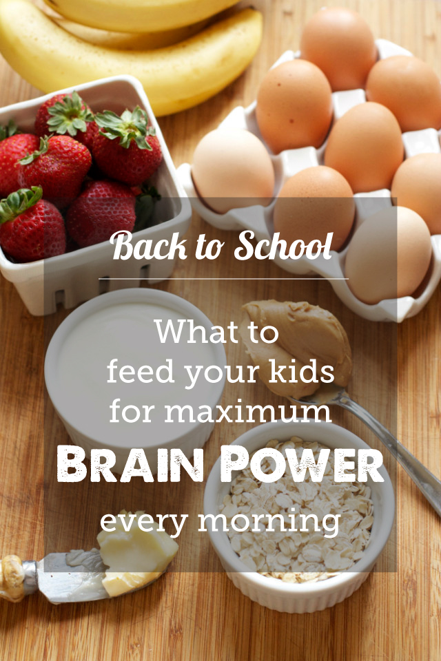 Great list of breakfast ideas to give kids energy to pay attention and focus all day long.