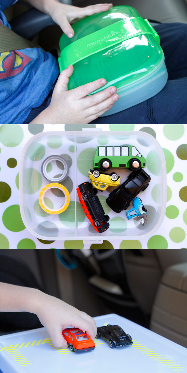 The best tips and products for driving around with happy kids - love that iPad holder!