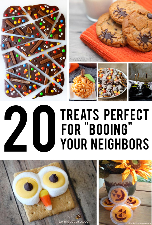 The perfect, easily packaged treats for "Booing" your neighbors - #4 is amazingly good.