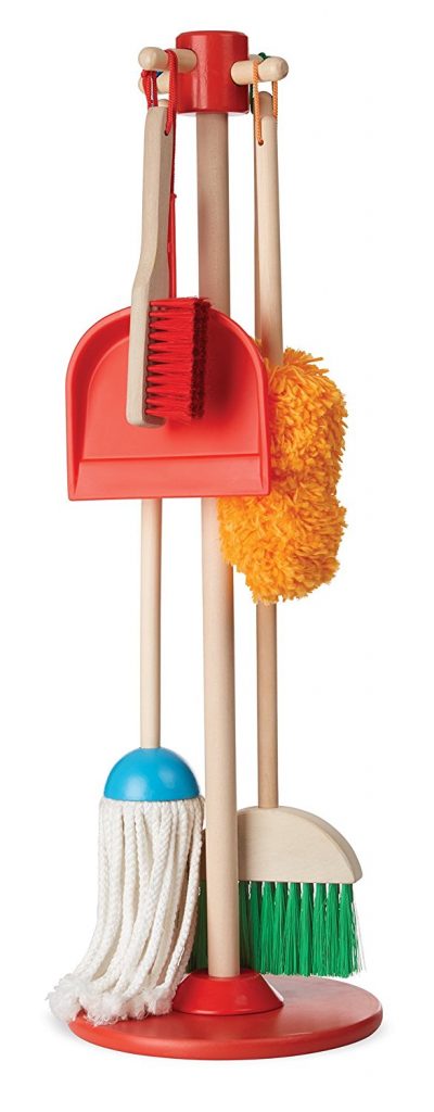 children's brush and mop set