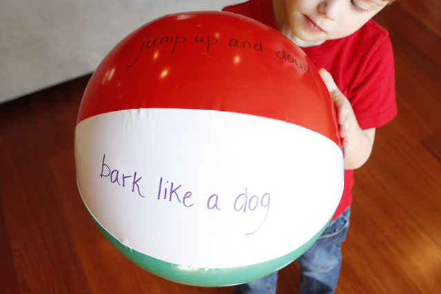 children's games with beach balls