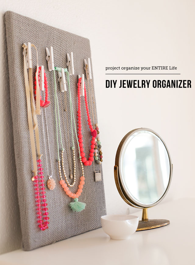 Diy Jewelry Organization Board Modern Parents Messy Kids