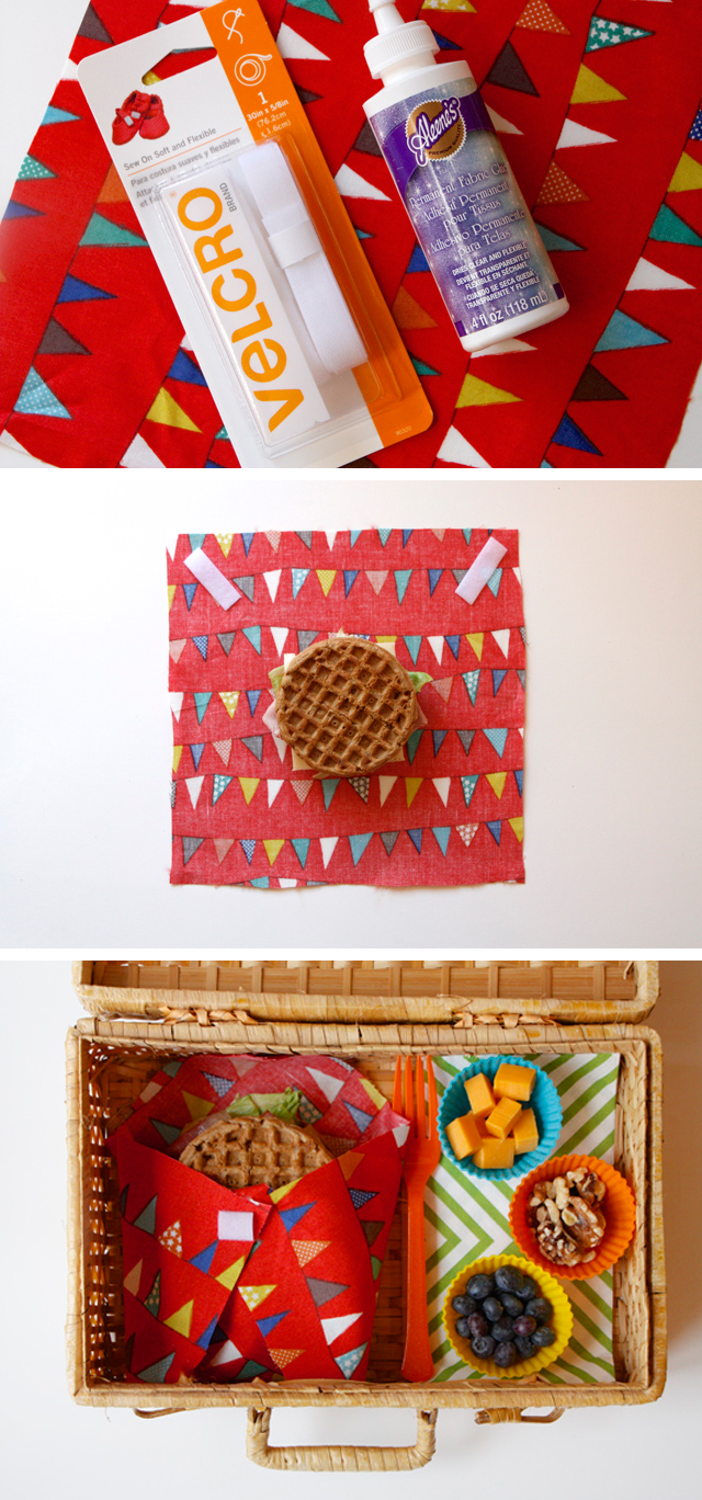 No-Sew Reusable Food Container - Making these for picnics this summer!