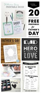 20 Free &amp; Fabulous Father's Day Printables - Modern Parents Messy Kids