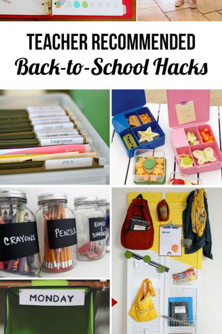 Back-to-school organization ideas from an elementary school teacher - LOVE all of these ideas, especially the backpack station and easy lunch organization!