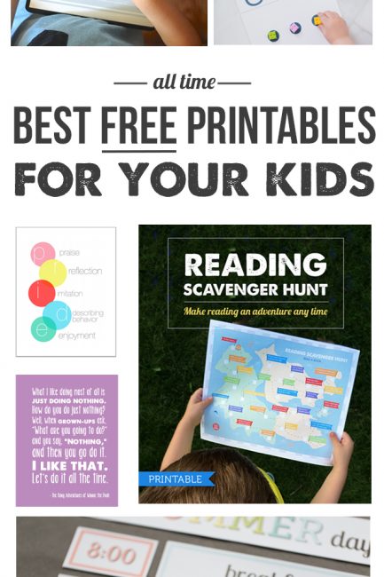 Free Printables for Kids: Love all of these! Especially the knock-knock joke Advent calendar, reading scavenger hunt and kids' drawer organization labels!