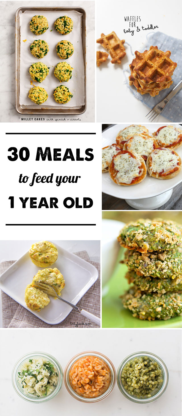 30 Meal Ideas for a 1-year-old - Modern 