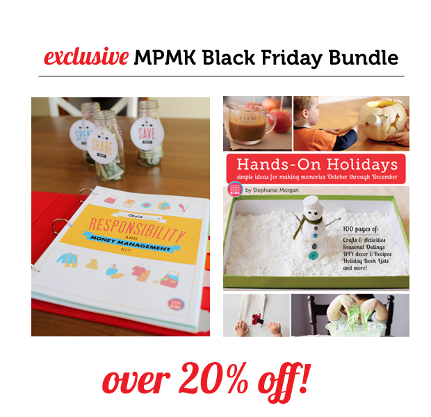 MPMK Black Friday Bundle: Hands-On Holidays eBook & Kids' Responsibility and Money Management Kit