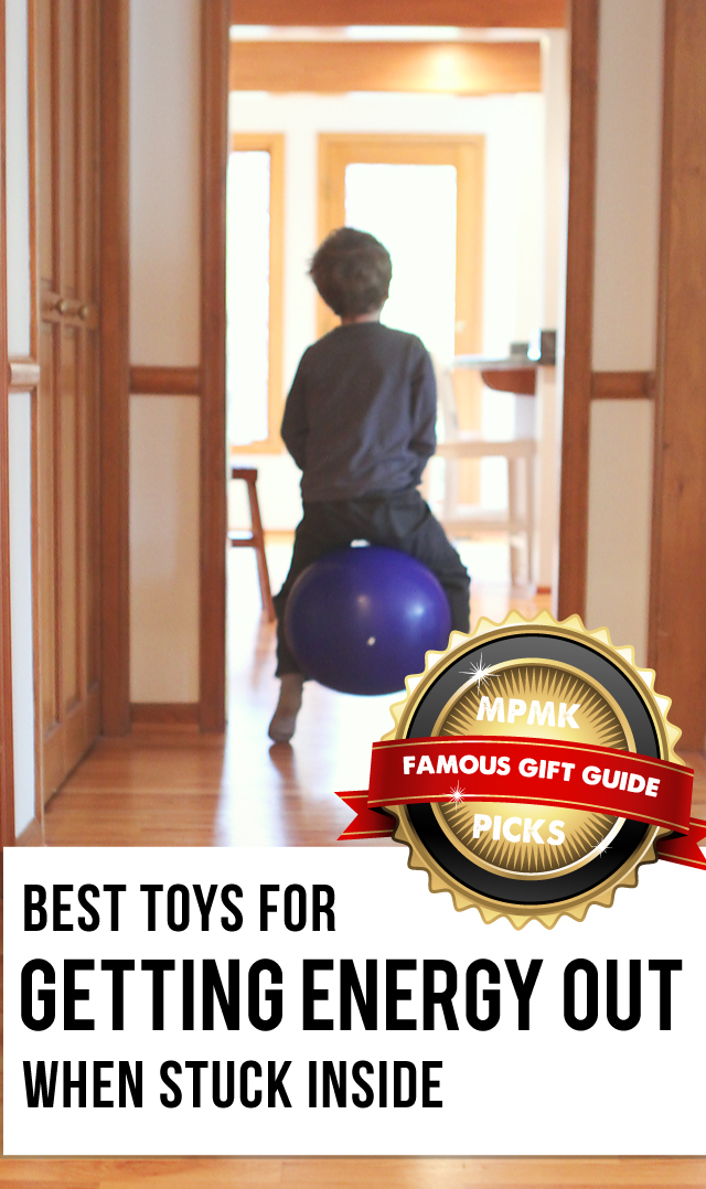 MPMK Toy Gift Guide: Best Active toys for indoors and best outdoor toys. All kinds of great picks to keep the kids moving and love, love the age recommendations and great descriptions of each pick!