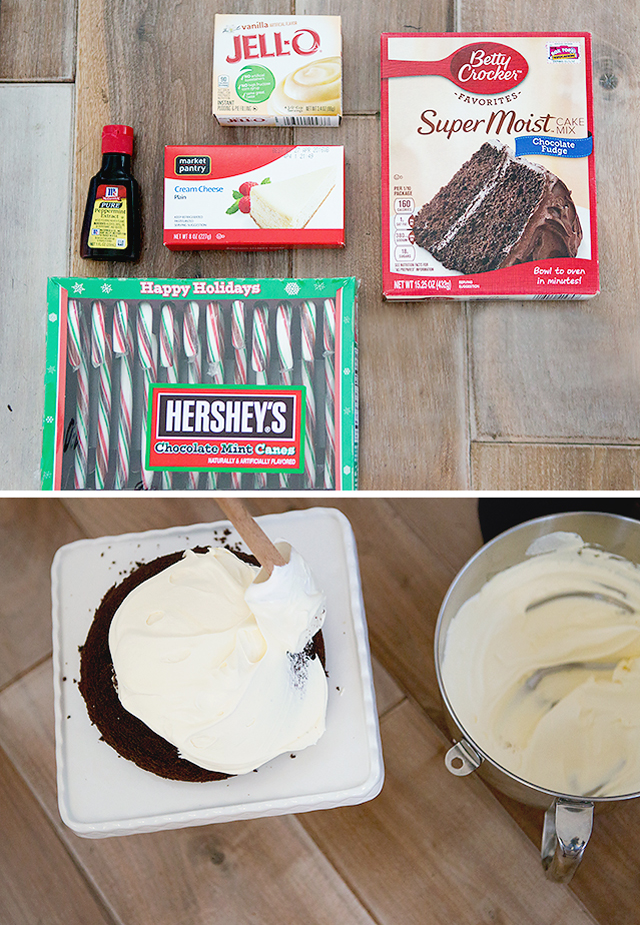 Holiday Dessert: Peppermint Snowball Cake - My favorite Christmas treat and SO easy to make!