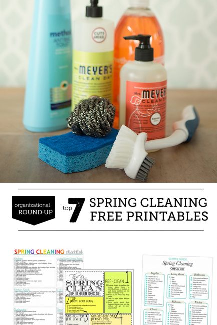 Lots of handy free checklists to finally get your spring cleaning done - love the look of #6, actually makes me feel happy about cleaning!