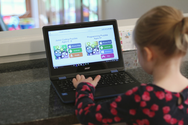 Looking for a budget-friendly laptop/tablet for your kids? This is our favorite!