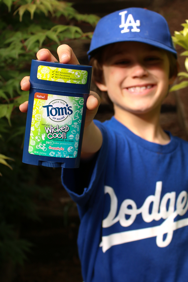 1 Year to a Non-Toxic Home - Love, love this new line of natural deodorant made specifically for boys and girls!