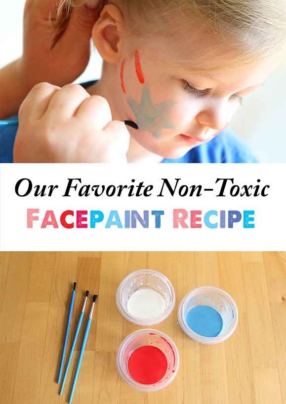 How to make Non-Toxic Homemade Kids Paint - Easy paint recipe