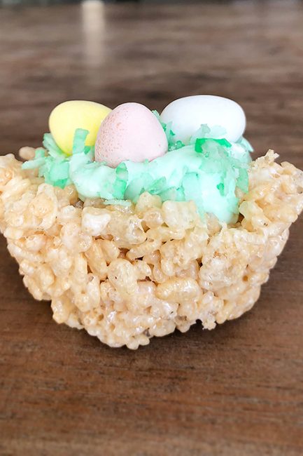 Easter Potluck Must-Have: Rice Krispies Easter Egg Nests